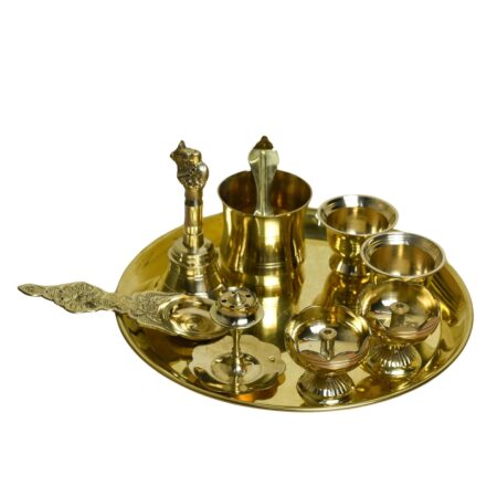 Plain Pooja Thali Set