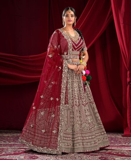 Bridal Lehenga | Semi Stitch