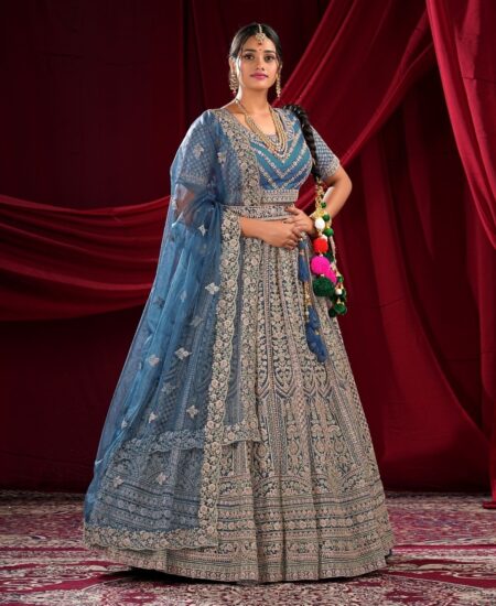 Bridal Lehenga | Semi Stitch - Image 4