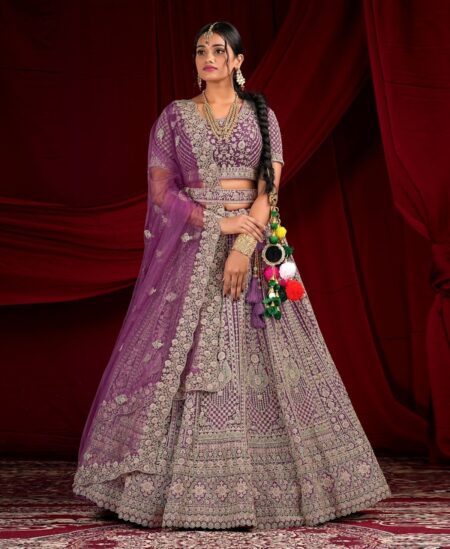 Bridal Lehenga | Semi Stitch - Image 9