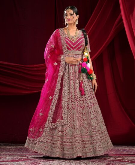Bridal Lehenga | Semi Stitch - Image 6