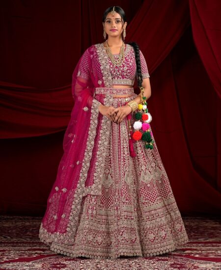 Bridal Lehenga | Semi Stitch - Image 5