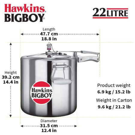 Pressure Cooker | 22 Litres