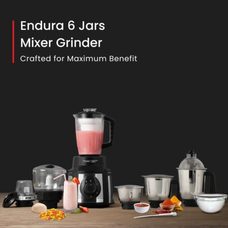 Prestige 1000 Watt Endura Mixer Grinder Black - Image 4