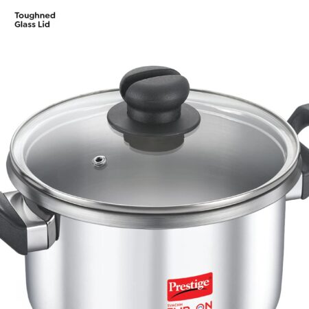 Prestige 5L Svachh FLIP-ON Stainless Steel Tri-ply bottom Pressure Cooker - Image 2