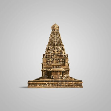 Thanjai Periya Kovil Sculpture | 8 INCH - Image 4