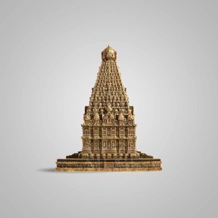 Thanjai Periya Kovil Sculpture | 8 INCH - Image 2