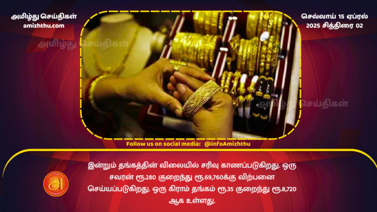 15.04.2025 - Gold Price in Chennai