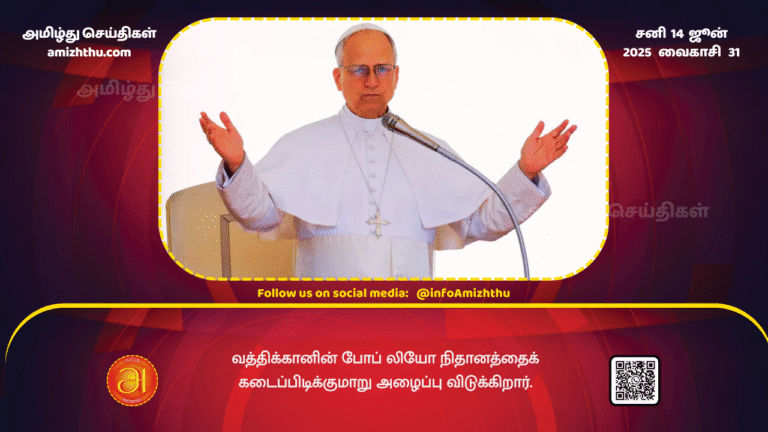 14June2025 - Vatican’s Pope Leo calls for restraint