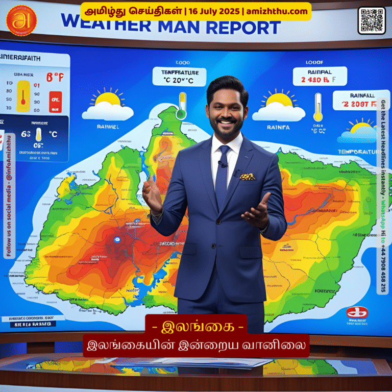 16-july-2025 - Today's weather in Sri Lanka