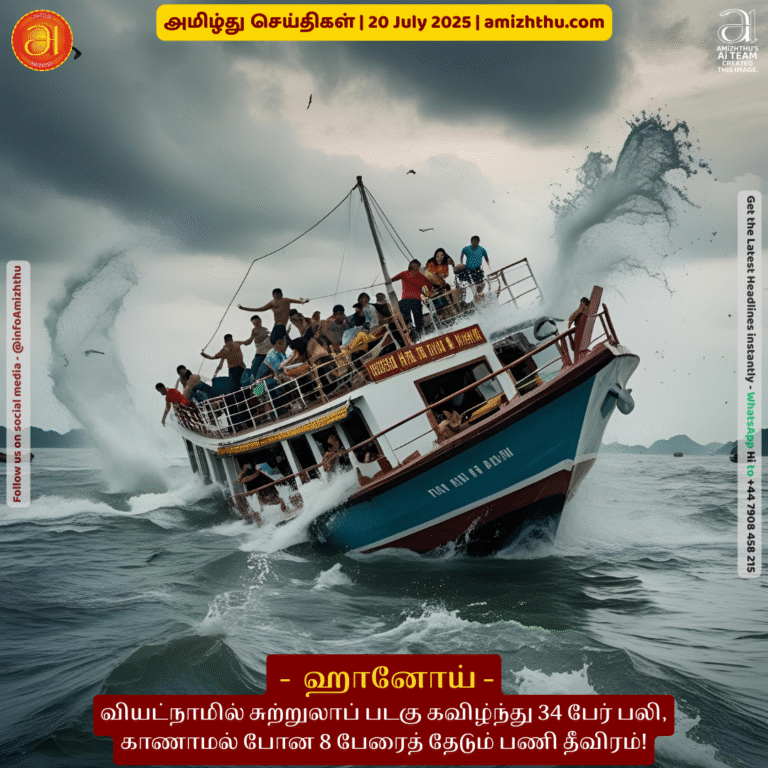 20-july-2025 - Tourist boat capsizes in Vietnam