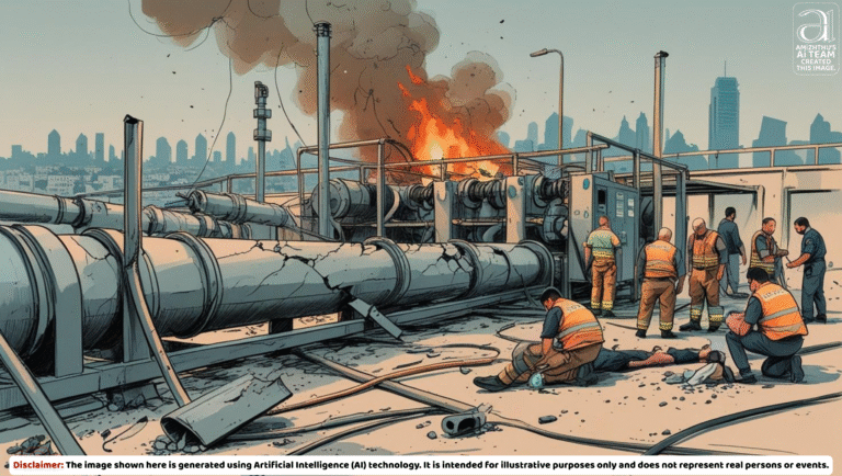 21July2025 - Israeli attack on the water desalination plant in Gaza City