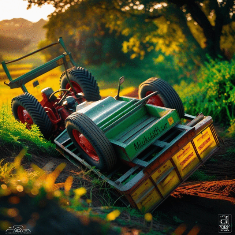 26July2025 Amizhthu - 3 killed as tractor overturns near Mudukulathur