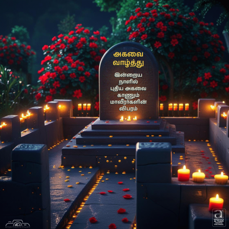 30 July 2025 Amizhthu - HEROES OF TAMIL EELAM Happy Birthday – July 30