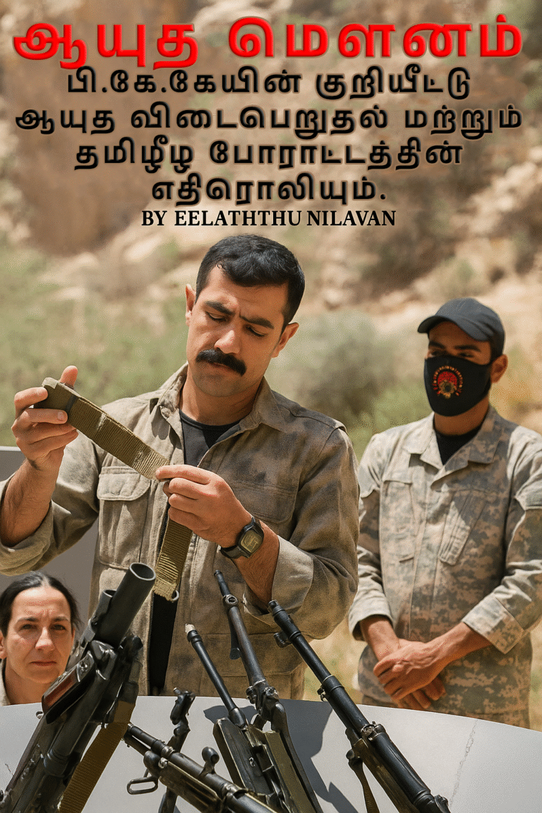 The silence of arms - the PKK's symbolic farewell to arms and an echo of the Tamil Eelam struggle