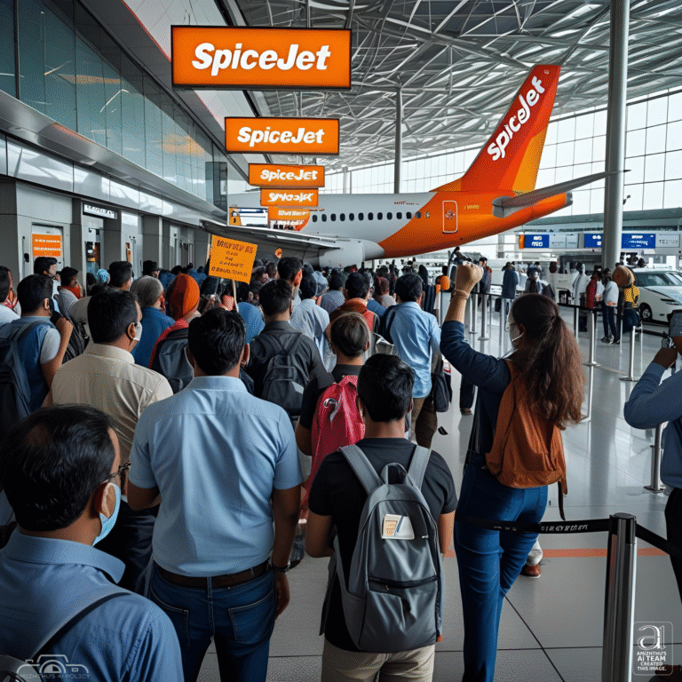 01 August 2025 Amizhthu - angry passengers protested after SpiceJet flight services were postponed