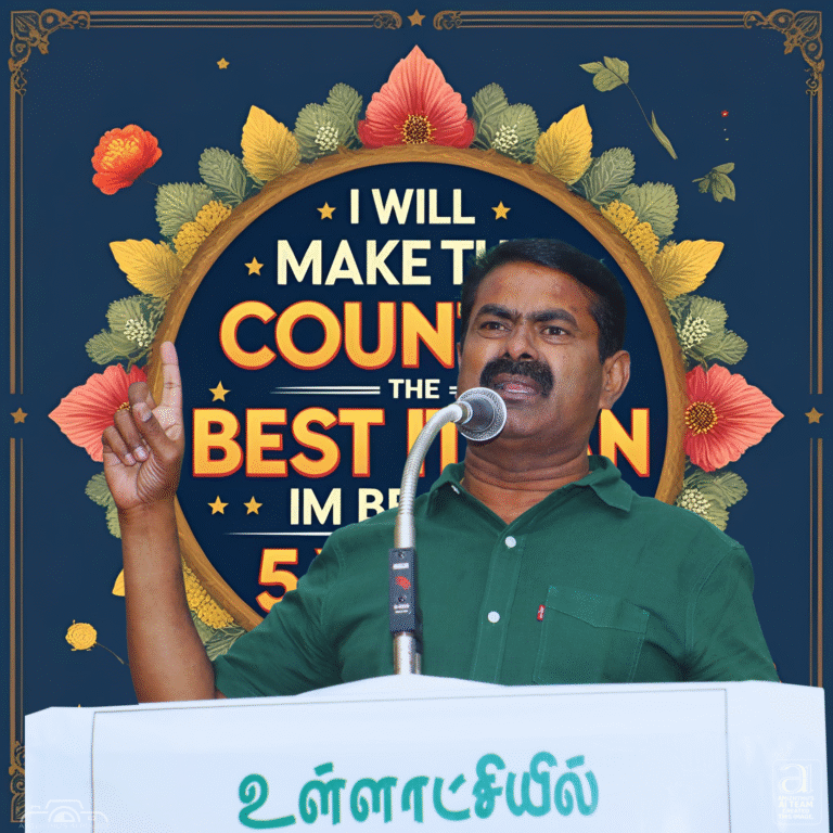 03 August 2025 Amizhthu -   seeman