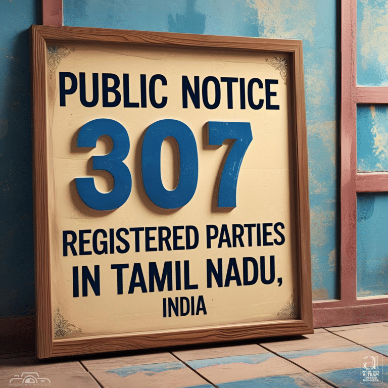 04 August 2025 Amizhthu -   307 parties in Tamil Nadu