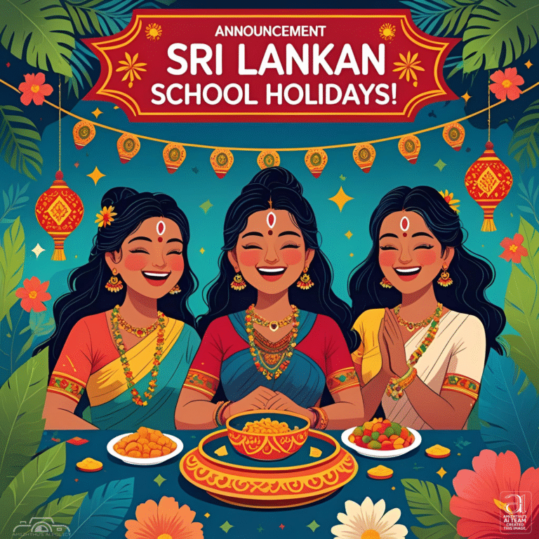 07 August 2025 Amizhthu - Announcement regarding Sri Lankan school holidays