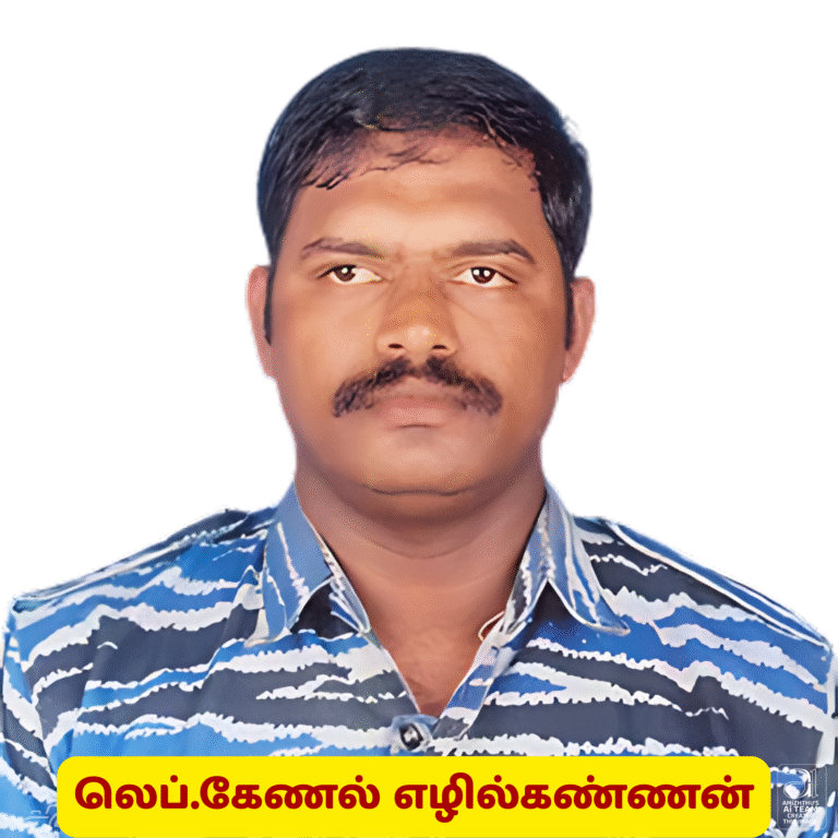 07 August 2025 Amizhthu -  Lt Colonel Ezhilkannan