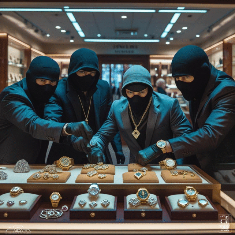 17 August 2025 Amizhthu -  A masked gang entered a jewelry store in the United States (2)