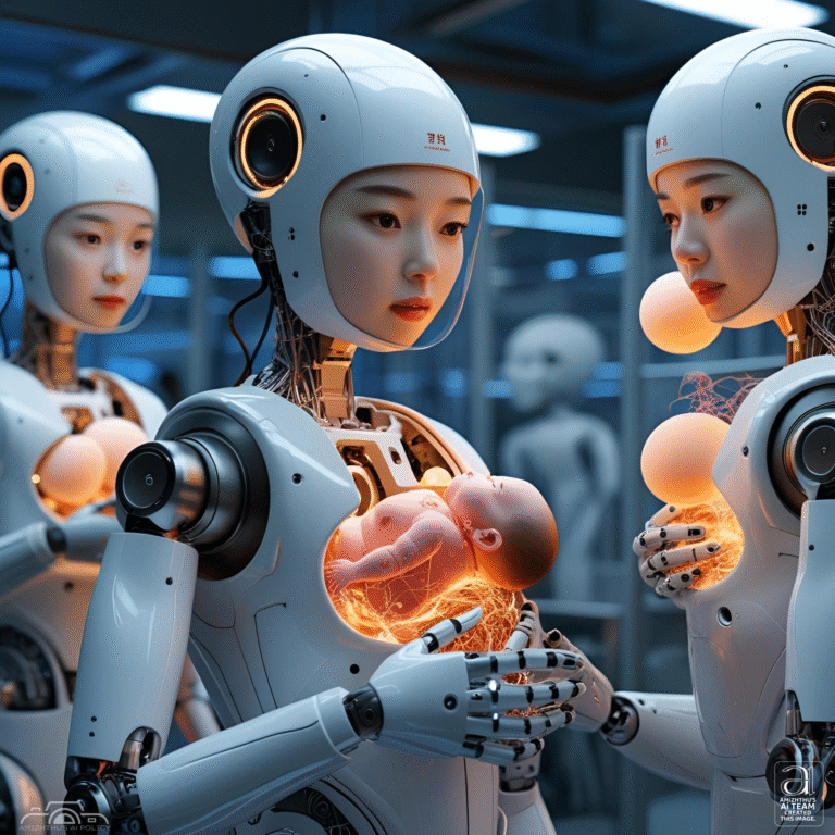 18 August 2025 Amizhthu -  Chinese scientists are trying to create robots that can carry human embryos and give birth (1)