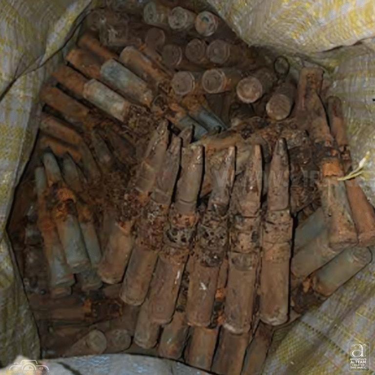 20 August 2025 Amizhthu - A cache of gun bullets was recovered during excavation work IN JAFFNA