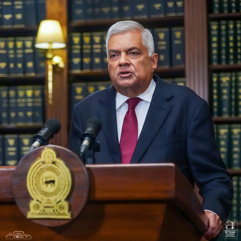 20 August 2025 Amizhthu - Former Sri Lankan President Ranil Wickremesinghe has been summoned to the Criminal Investigation Department on Friday