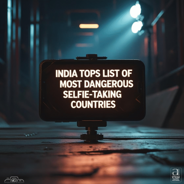 27 August 2025 Amizhthu - India is THE most dangerous place for taking selfies