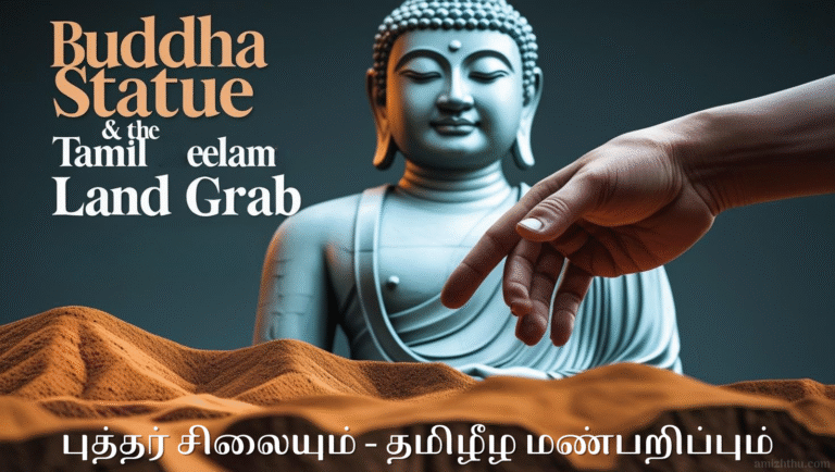 Buddha Statue and The Tamil Eelam and Grab