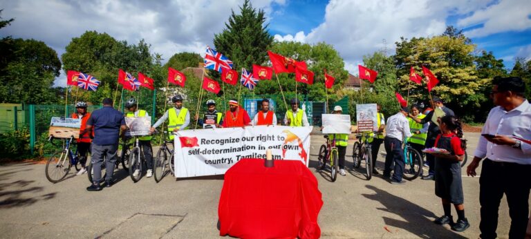 Cycle Rally Against Tamil Genocide - DAY 1 UK (21)