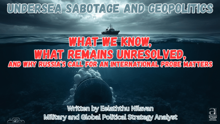 Undersea Sabotage and Geopolitics