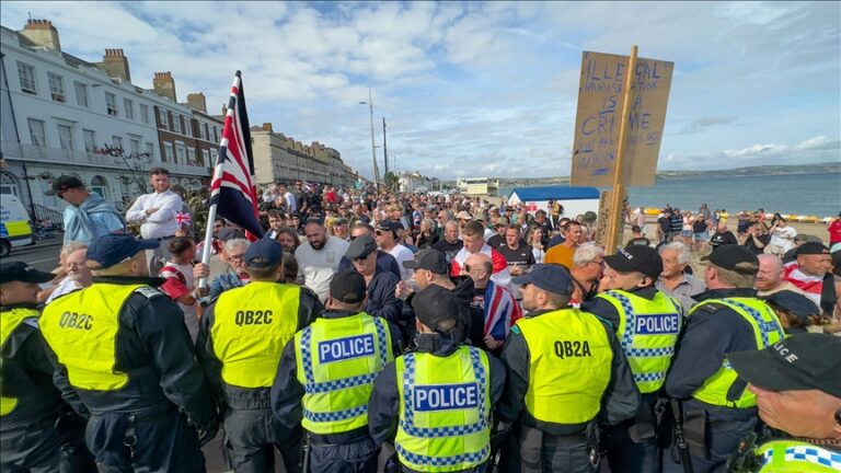 anti-immi protest