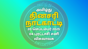 20Sept 2025 Amizhthu - Tamil Calendar