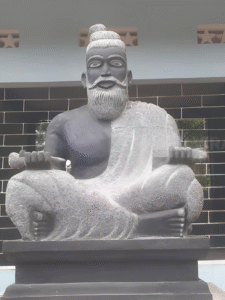 A statue of Thiruvalluvar was unveiled at the Valluvar Community Centre in Valikamam North Mavitapuram