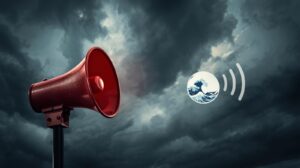 An earthquake and a tsunami warning issued