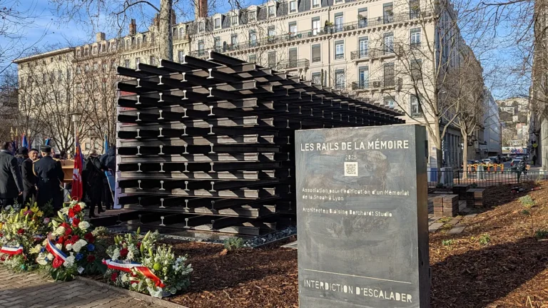 Holocaust memorial in Lyon