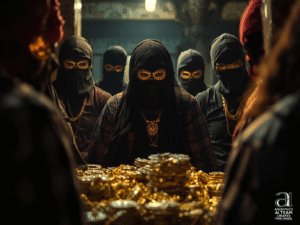 In Karnataka, a masked gang robbed a bank of 50 kg of gold jewellery and Rs 8 crore in cash