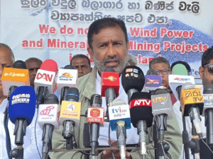 Mannar peoples protest