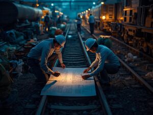 Studies are being carried out on the Southern Railway to construct a dedicated track between Chennai and New Delhi to increase the movement of freight trains.