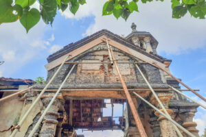 The archaeological monument has collapsed on one side of the Minister's House (3)
