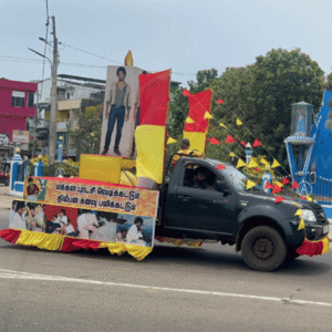 Thileepan chariot reached Mannar