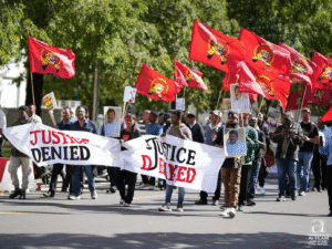 UN PROTEST