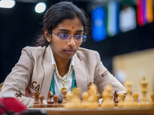 Vaishali creates history by winning the title for the 2nd time
