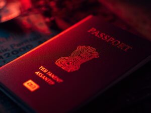 electronic passport introduced in india, passport with chip and finger print technology.