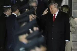 trump in london