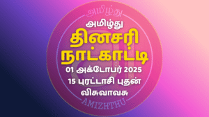 01 October 2025 Amizhthu - Tamil Calendar
