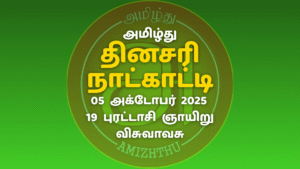 05 October 2025 Amizhthu - Tamil Calendar