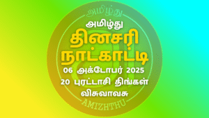 06 October 2025 Amizhthu - Tamil Calendar