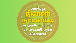 08 October 2025 Amizhthu - Tamil Calendar